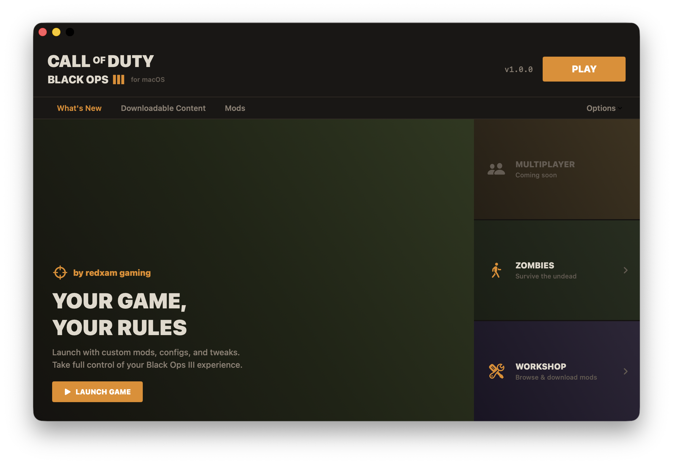 BO3 Launcher screenshot